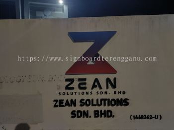 ZEAN SOLUTIONS OUTDOOR 3D PVC FOAM BOARD CUT OUT LETTERING AT CHINI PEKAN PAHANG MALAYSIA