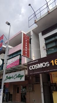 FARMASI DOUBLE SIDE LIGHTBOX SIGNAGE SIGNBOARD AT KERTEH KEMAMAN TERENGGANNU MALAYSIA