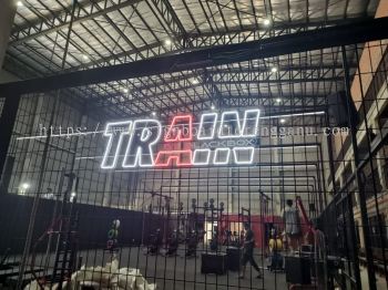 TRAIN INDOOR LED NEON SIGNAGE SIGNBOARD AT MARANG TERENGGANU MALAYSIA