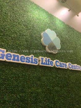 GENESIS LIFE CARE CENTRE INDOOR 3D LED LETTERING SIGNAGE WITH LED FRONTLIT AT TEMERLOH PAHANG TERENGGANU MAALYSIA