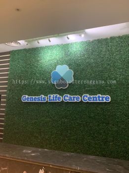 GENESIS LIFE CARE CENTRE INDOOR 3D LED LETTERING SIGNAGE WITH LED FRONTLIT AT KEMAMAN TERENGGANU MAALYSIA