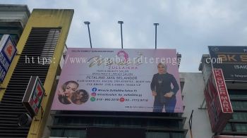 MIRACLE SALON OUTDOOR GIANT BIG BILLBOARD SIGNBOARD AT KEMAMAN TERENGGANU MALAYSIA