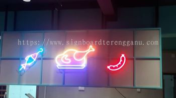 CUSTOM DESIGN INDOOR LED NEON LIGHT LETETR SIGNAGE AT KEMAMAN TERENGGANU MALAYSIA