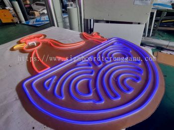 CUSTOM DESIGN INDOOR LED NEON LIGHT LETETR SIGNAGE AT KUALA PAHANG PEKAN PAHANG MALAYSIA