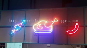 CUSTOM DESIGN INDOOR LED NEON LIGHT LETETR SIGNAGE AT KEMAMAN TERENGGANU MALAYSIA