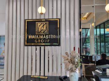 WALLMASTER GROUP INDOOR 3D LED BOX UP STAINLESS STEEL BACKLIT SIGNAGE SIGNBOARD AT PAKA DUNGUN TERENGGANU MALAYSIA