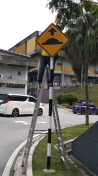 JKR ROARD STAND SIGNAGE 3M HIP REFLECTIVE STICKER AT KUANTAN PAHANG MALAYSIA