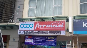 FARMASI OUTDOOR NORMAL LIGHTBOX SIGNAGE SIGNBOARD AT KEMAMAN TERENGGANU MALAYSIA