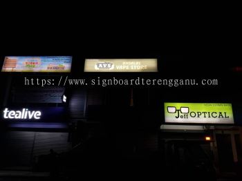 OUTDOOR NORMAL LIGHTBOX SIGNAGE SIGNBOARD AT MARAN PAHANG MALAYSIA