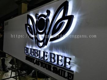 BUBBLE BEE OUTDOOR 3D BOX UP LED BACKLIT SIGNBOARD SIGNAGE AT HULU TERENGGANU JENAGUR TERENGGANU MALAYSIA