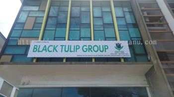 BLACK TULIP GROUP OUTDOOR METAL G.I SIGNAGE SIGNBOARD BIASA AT KUALA DUNGUN TERENGGANU MALAYSIA