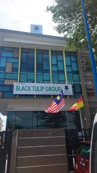 BLACK TULIP GROUP OUTDOOR METAL G.I SIGNAGE SIGNBOARD BIASA AT CHUKAI KEMAMAN TERENGGANU MALAYSIA