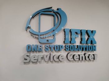 IFIX INDOOR 3D LED FRONTLIT LETTERING SIGNBOARD SIGNAGE AT KUALA DUNGUN, JERANGAU, PAKA, PASIR RAJA DUNGUN TERENGGANU MALAYSIA