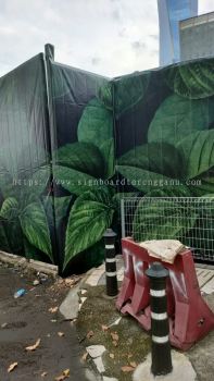  OUTDOOR GIANT BIG HOARDING CONSTRUCTION BOARD SIGNAGE AT MARAN TOWN, CHENOR PAHANG MALAYSIA