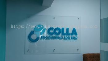 COLLA ENGINEERING SDN BHD INDOOR ACRYLIC POSTER FRAME ACRYLIC SIGNAGE PANEL AT PEKAN TOWN PAHANG MALAYSIA