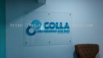 COLLA ENGINEERING SDN BHD INDOOR ACRYLIC POSTER FRAME ACRYLIC SIGNAGE PANEL AT CHUKAI KEMAMAN TERENGGANU MALAYSIA