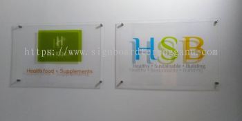 HSB INDOOR ACRYLIC POSTER FRAME ACRYLIC SIGNAGE PANEL AT BANDAR BERA PAHANG MALAYSIA