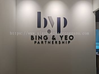 BING & YEO PARTNERSHIP INDOOR 3D PVC FOAM BOARD CUT OUT LETTERING SIGNBOARD SIGNAGE AT AJIL, KUALA JENERIS HULU TERENGGANU MALAYSIA