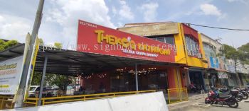 THEKOQ KAYANG OUTDOOR 3D BOX UP LED FRONTLIT SIGNAGE SIGNBOARD AT TEMERLOH TOWN PAHANG MALAYSIA 