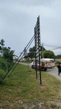 AIR SELANGOR CONSTRUCTION PROJECT SIGNBOARD SIGNAGE AT GAMBANG, BESERAH KUANTAN PAHANG MALAYSIA