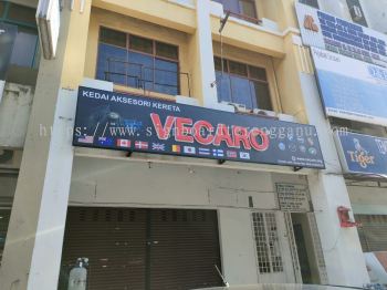 VECARO OUTDOOR 3D BOX UP LED FRONTLIT SIGNAGE SIGNBOARD AT KUALA DUNGUN, JERANGAU DUNGUN TERENGGANU MALAYSIA 