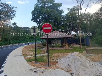 JKR ROAD STAND SIGNAGE AT IPOH PENANG PINANG MALAYSIA