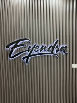 EYENDRA INDOOR 3D LED BACKLIT BOX UP LETTERING SIGNAGE SIGNBOARD AT ROMPIN PAHANG MALAYSIA