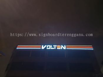 VOLIEN OUTDOOR 3D BOX UP LED CHANNEL FRONTLIT LETTERING SIGNBOARD SIGNAGE AT KUALA LUMPUR MALAYSIA