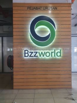 BZZWORLD INDOOR 3D LED BOX UP BACKLIT LETTERING SIGNAGE AT MARAN TOWN, CHENOR, LUIT, SRI JAYA, BANDAR TUN RAZAK, LUBUK PAKU MARAN PAHANG MALAYSIA