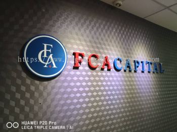 FCA CAPITAL INDOOR 3D PVC FOAM BOARD BOX UP LETTERING AT KUALA BESUT, JABI, APAL, PASIR AKAR, TEMBILA BESUT TERENGGANU MALASYIA