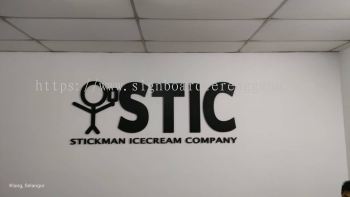 STIC INDOOR 3D PVC FOAM BOARD BOX UP LETTERING AT GAMBANG, BESERAH, GEBENG KUANTAN PAHANG MALAYSIA