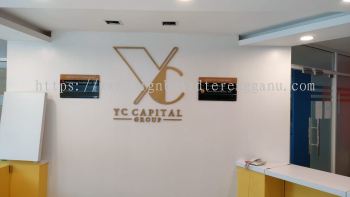 YC CAPITAL INDOOR 3D PVC FOAM BOARD BOX UP LETTERING AT SUNGAI KARANG, BATU HITAM, CHENDOR, TANJUNG LUMPUR, TELUK CEMPEDAK KUANTAN PAHANG MALAYSIA