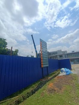 OUTDOOR CONSTRUCTION PROJECT SIGNBOARD SIGNAGE AT KUALA TERENGGANU TOWN, ALAM SERADA, WAKAF MEMPELAM KUALA TERENGGANU MALAYSIA