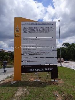 JKR OUTDOOR CONSTRUCTION PROJECT SIGNBOARD SIGNAGE AT GEORGE TOWN, BATU FERINGGHI, TANJUNG BUNGAH, TANJUNG TOKONG, PULAU TIKUS PENANG MALAYSIA