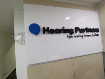 HEARING PARTNERS INDOOR 3D BOX UP ACRYLIC POSTER FRAME AT BEBAR, BELIMBING, CHEROK PALOH, NENASI, PALOH HINAI PEKAN PAHANG MALAYSIA