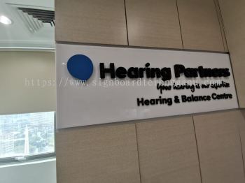 HEARING PARTNERS INDOOR 3D BOX UP ACRYLIC POSTER FRAME AT BANDAR MUADZAM SHAH ROMPIN PAHANG MALAYSIA