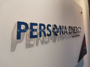 PERSONA ENERGY INDOOR 3D BOX UP ACRYLIC POSTER FRAME AT TEMERLOH PAHANG MALAYSIA