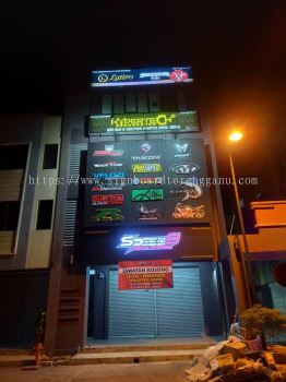 SPEED 9 ALUMINIUM PANEL BASE 3D LED BOX UP LETTERING SIGNBOARD AT BANDAR BERA, TERIANG, MENGKUANG, KEMAYAN, KERAYONG, MENGKARAK, SEBERTAK BERA PAHANG MALAYSIA