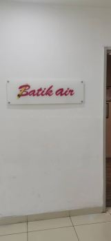 BATIK AIR MALAYSIA INDOOR ACRYLIC POSTER FRAME AT KUALA BERANG TOWN, JENAGUR, KUALA TELEMUNG HULU TERENGGANU MALAYSIA