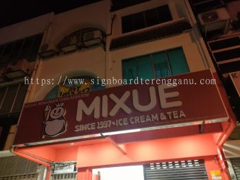 MIXUE ICE CREAM & TEA MALAYSIA OUTDOOR 3D LED FRONTLIT LOGO SIGNAGE AT KUANTAN, BANDAR INDERA MAHKOTA. PANCHING, SUNGAI LEMBING, GAMBANG, BESERAH, GEBENG, PENOR, SUNGAI KARANG, BATU HITAM, CHENDOR, TANJUNG LUMPUR, TELUK CEMPEDAK, CHERATING KUANTAN MALAYSIA