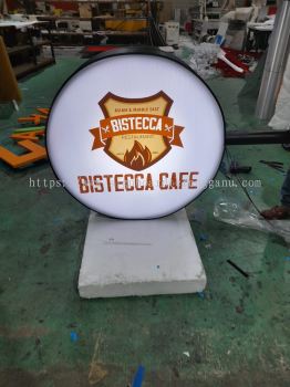 BISTECCA CAFE DOUBLE SIDE LIGHTBOX AT JAYA GADING KUANTAN PAHANG MALAYSIA