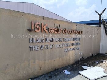 PAPAN TANDA TULISAN TIMBUL 3D STAINLESS STEEL SIGNBOARD SIGNAGE DI MARANG TOWN RUSILA BUKIT PAYONG PULAU KAPAS GONG BALAI MERCANG BUKIT PAYONG PULAU  KAPAS WAKAF TAPAI PULAU GEMIA MARANG