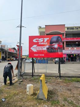 PAPAN TANDA BILLBOARD BERTIANG SIGNBOARD SIGNAGE DI MARAN TOWN CHENOR LUIT SRI JAYA BANDAR TUN RAZAK LUBUK PAKU MARAN