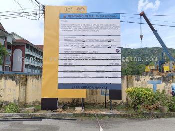 PAPAN TANDA PROJEK PEMBINAAN JKR CONSTRUCTION PROJECT SIGNAGE SIGNBOARD DI KUANTAN BANDAR INDERA MAHKOTA PANCHING SUNGAI LEMBING GAMBANG BESERAH GEBENG PENOR  SUNGAI KARANG BATU HITAM CHENDOR TANJUNG LUMPUR TELUK CEMPEDAK CHERATING KUANTAN