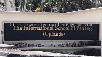 PAPAN TANDA SEKOLAH TULISAN TIMBUL STAINLESS STEEL 3D STAINLESS STEEL SCHOOL SIGNAGE SIGNBOARD DI JERANTUT TOWN KUALA TEMBELING PULAU TAWAR KUALA TAHAN ULU CHEKA JERANTUT