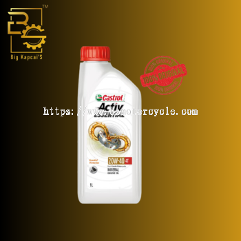 CASTROL ACTIV ESSENTIAL 4T 20W40 1L