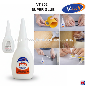 V-Tech VT-802 强力瞬间胶  快干强力胶水  多用途胶水