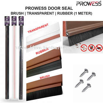 PROWESS 门缝密封条 橡胶 PW65-6601  透明 PW65-6602  毛刷 PW65-6603  门底防风密封条