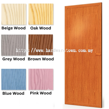 PINTU PVC STANDARD 28MM (NIPIS)  SAIZ 27" × 80"  OAK  BIRU  COKLAT  KELABU  BEIGE  MERAH JAMBU  KALIS AIR  TAHAN ANAI-ANAI  MUDAH DIPASANG