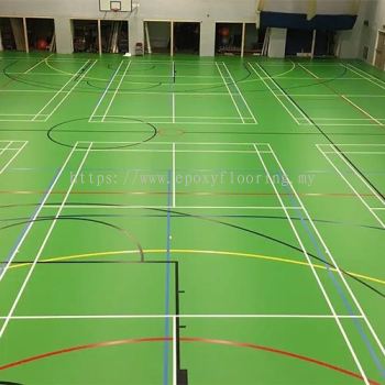 PU Rubberised Sport Court System